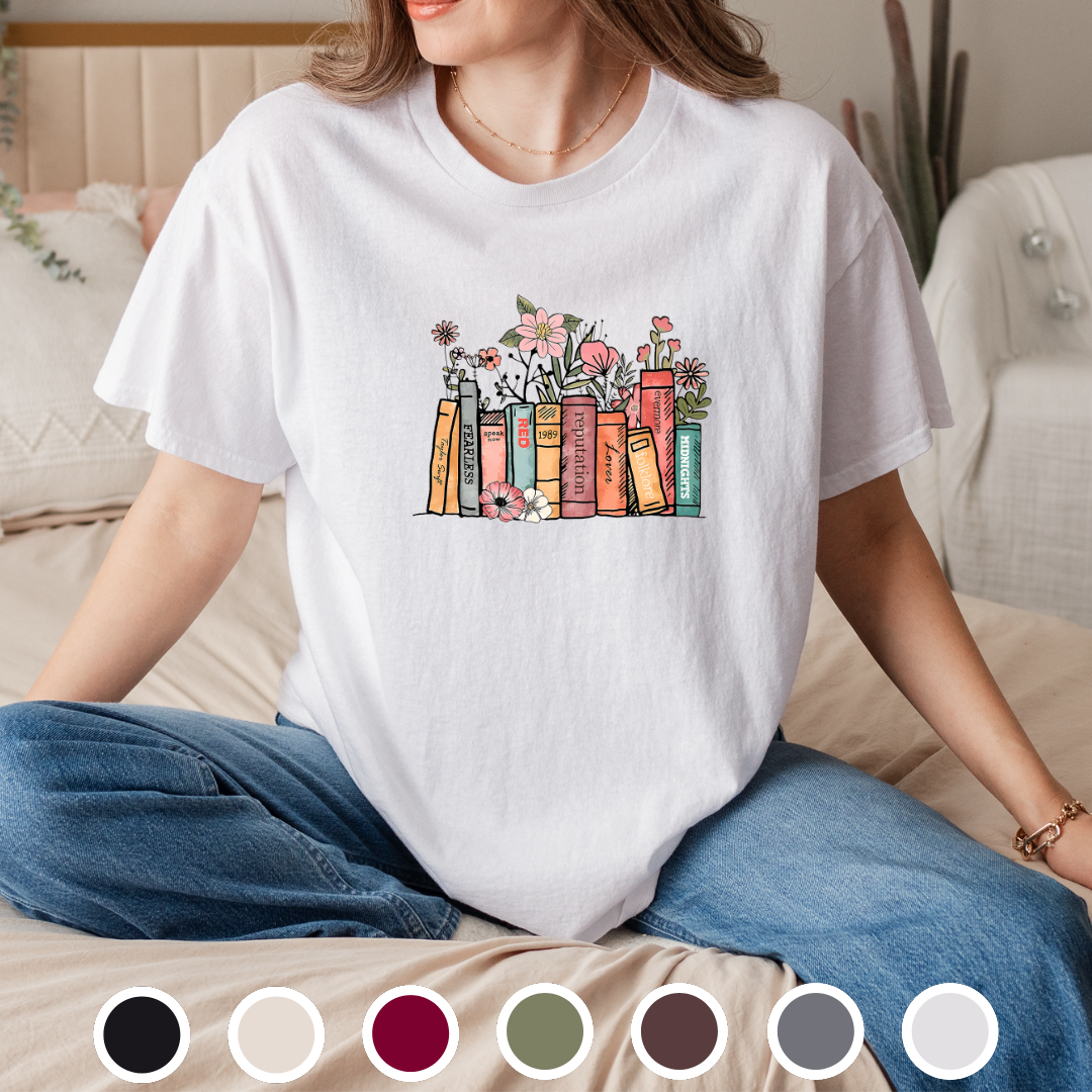 T.Swift Eras Books - Tee