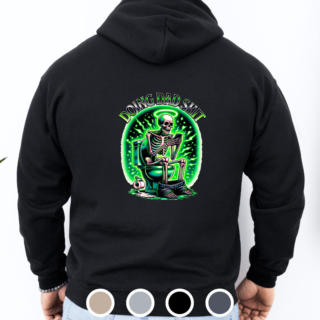 Doing Dad Shit Green - Hoodie