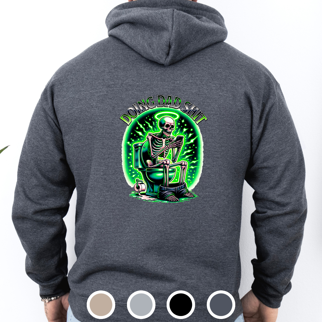 Doing Dad Shit Green - Hoodie