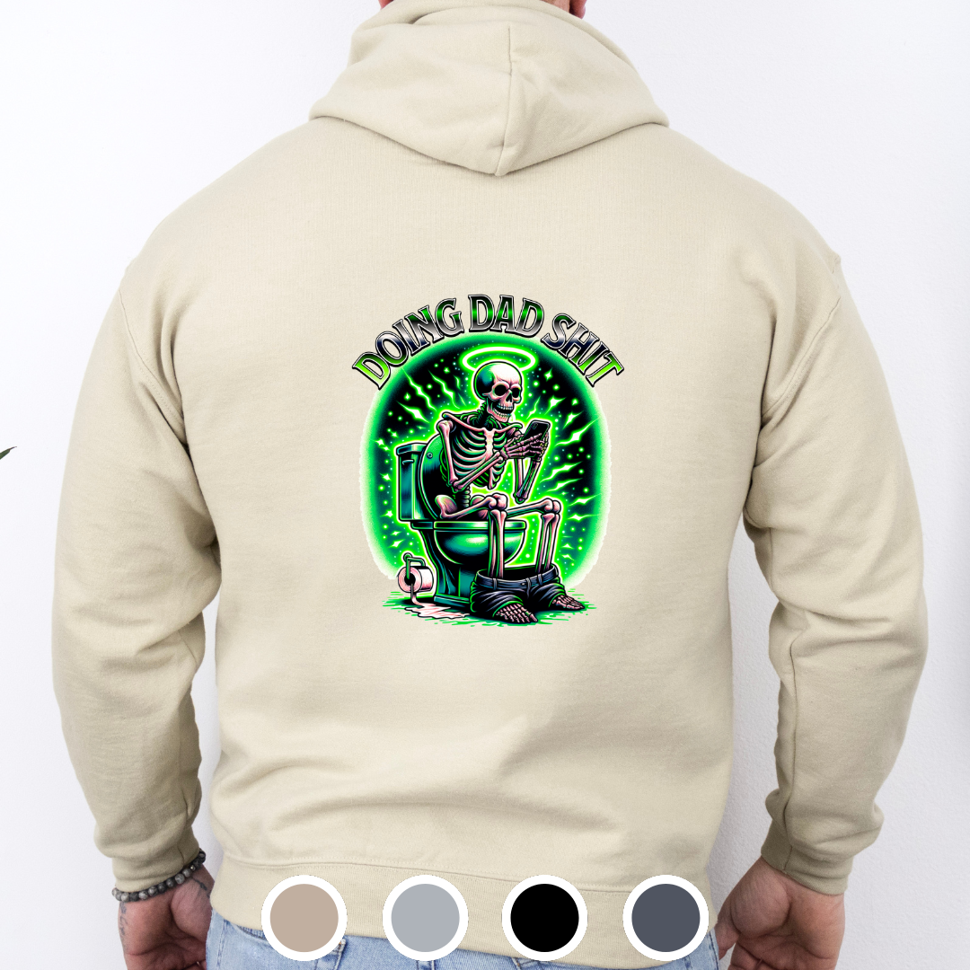 Doing Dad Shit Green - Hoodie