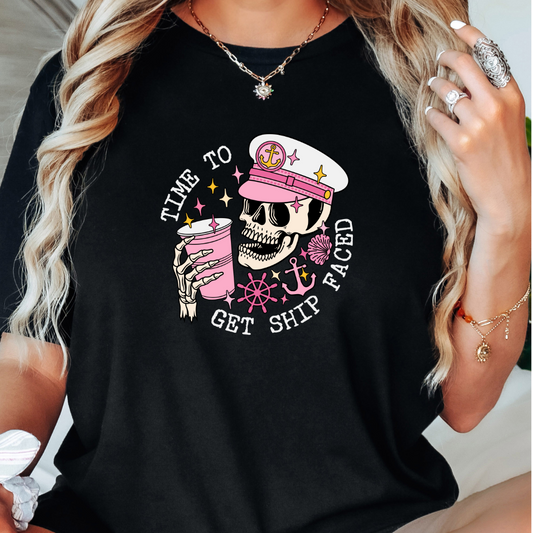 Time To Get Ship Faced - Pink