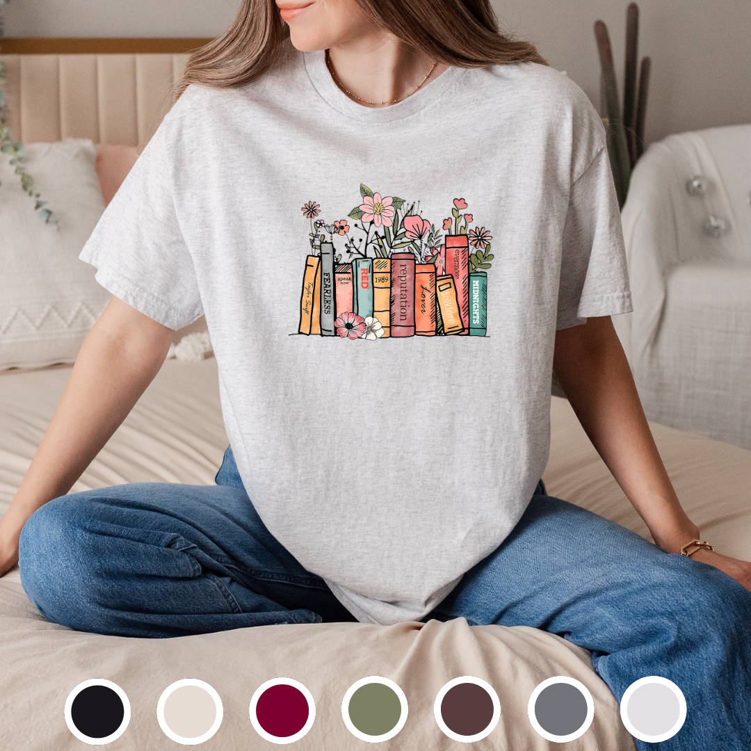 T.Swift Eras Books - Tee