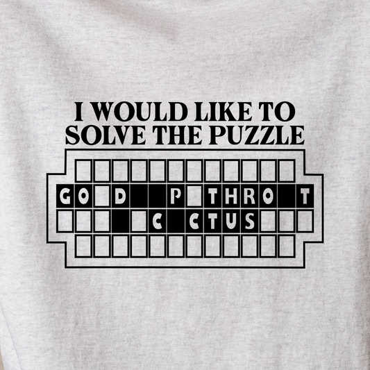I Would Like To Solve The Puzzle - Tee